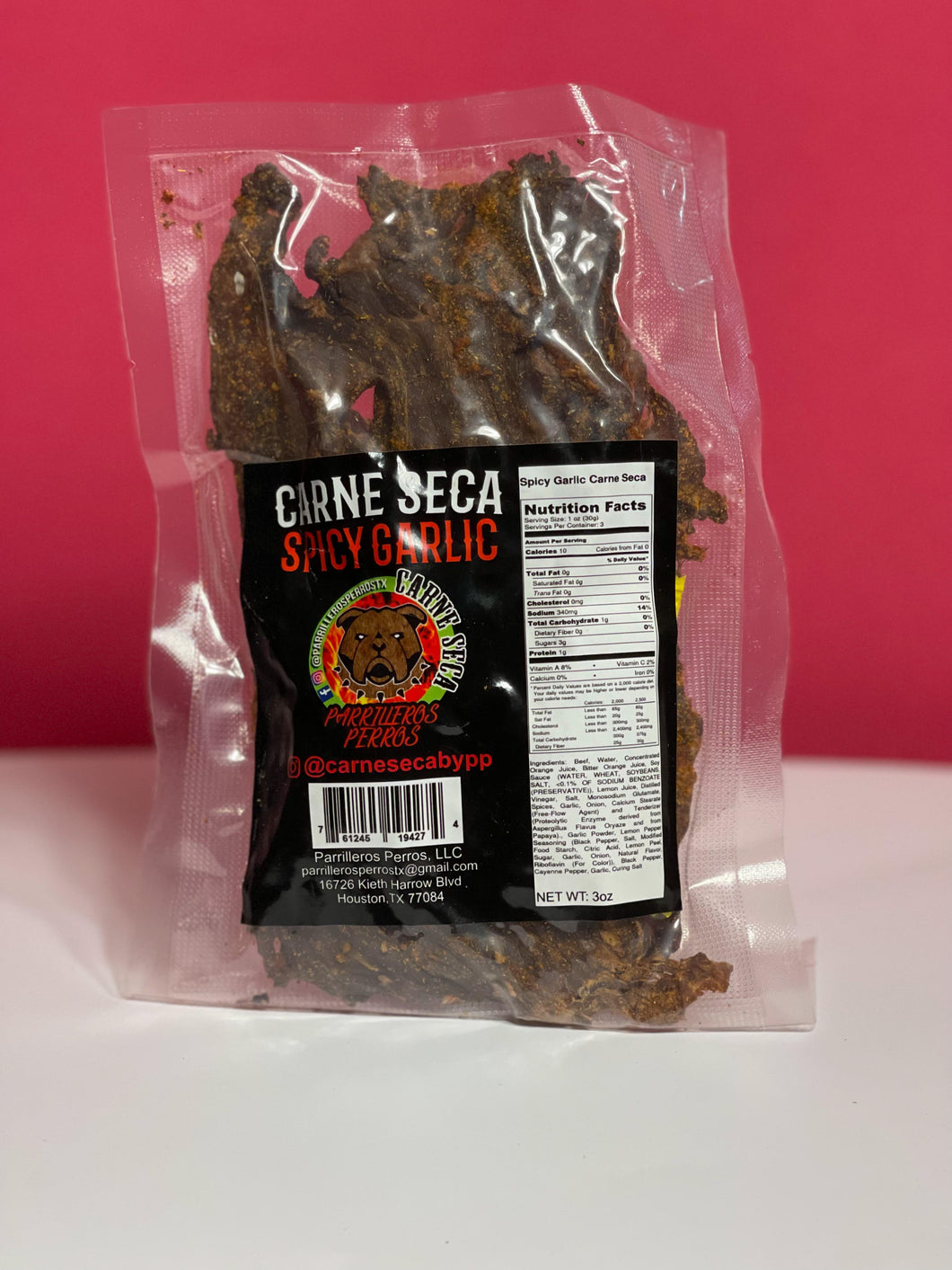 Carne Seca- Spicy Garlic